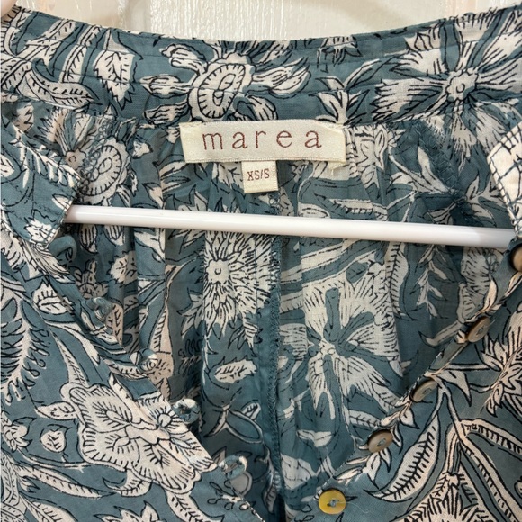 Marea blue and white floral dress - Picture 3 of 4